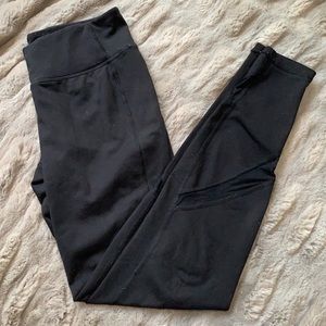 Old navy active leggings with mesh stripe
